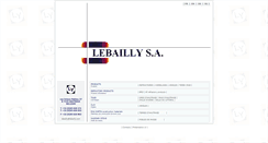Desktop Screenshot of lebailly.com